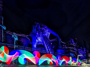 Light Painting on the Hoover Mason Trestle